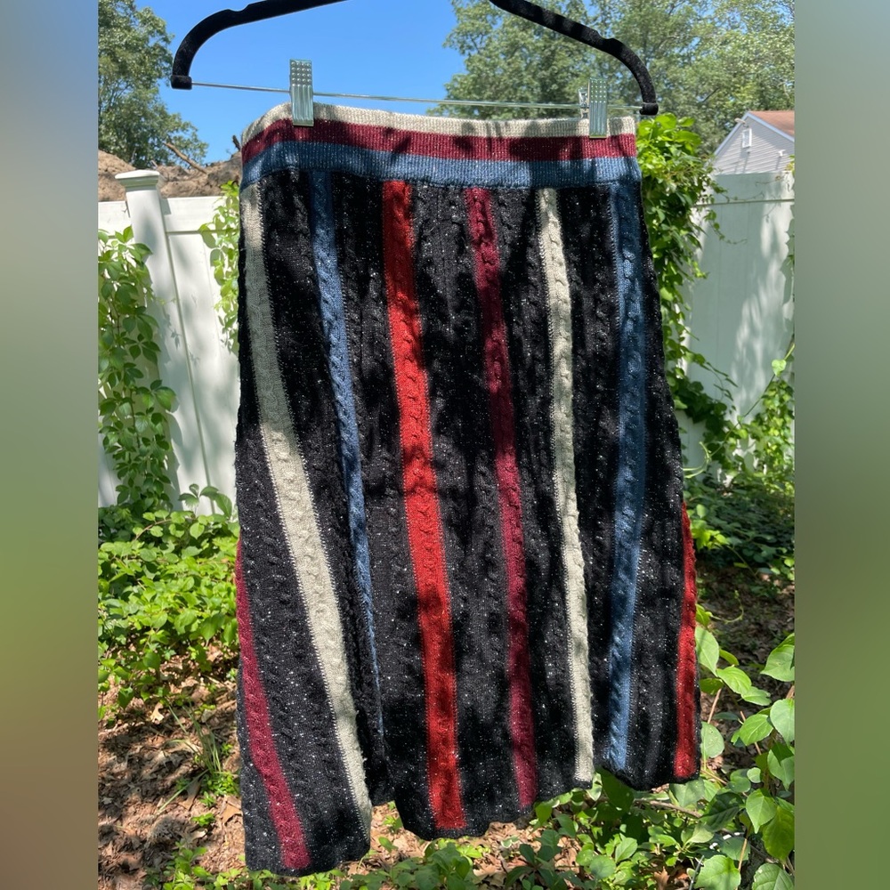 Porter knit skirt